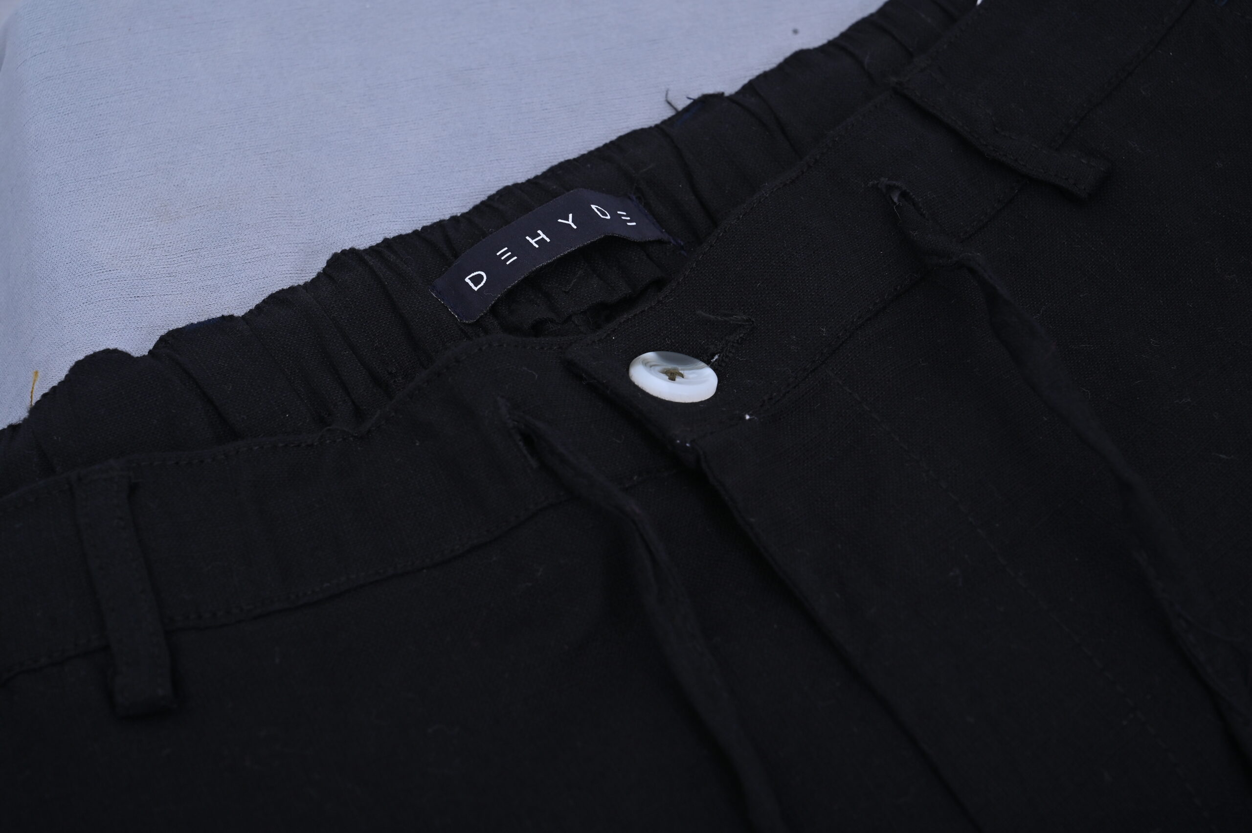 black linen pant